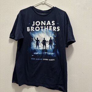 Jonas Brothers THE TOUR 2023 Navy T-Shirt Size X-Large